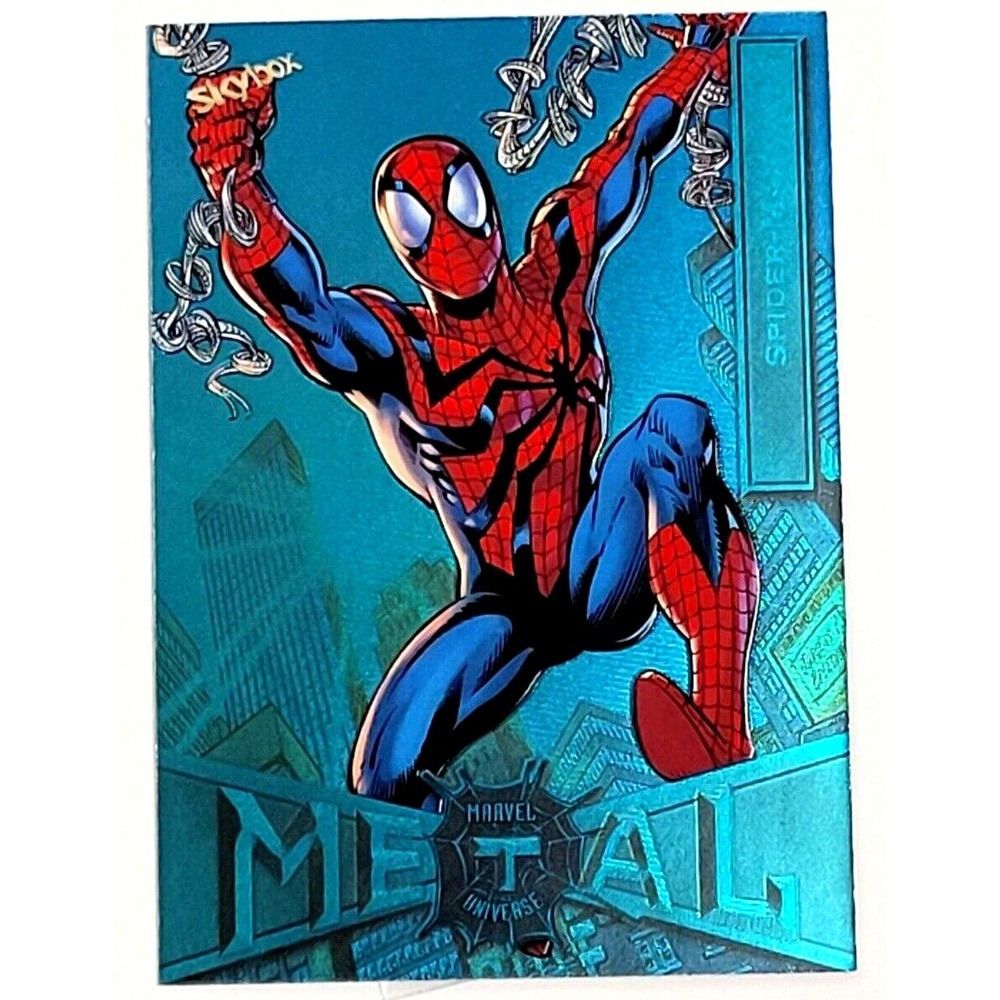 2022 UD MARVEL METAL UNIVERSE SPIDER-MAN / SPIDER-MAN TURQUOISE #D 37/50 #64‎